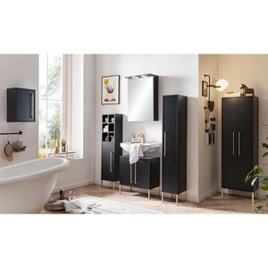 Produktbild für Spiegelschrank Schildmeyer Sarah 152611, schwarz