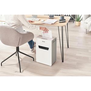 Produktbild für Aktenvernichter Leitz 8092 IQ 10X Protect Premium, weiß