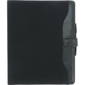 Produktbild für Schreibmappe Alassio 30073, Fano, schwarz, Kunstleder
