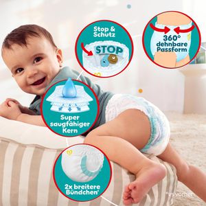 Produktbild für Windeln Pampers Baby-Dry Pants, Größe 7