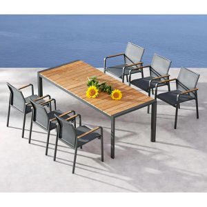 Produktbild für Gartentisch barths Paros, Teakholz