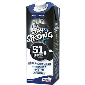 Produktbild für Milch MinusL Stay Strong Protein H-Milch, Fettgehalt 0,9%