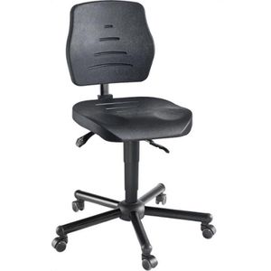 Produktbild für Arbeitsstuhl meychair W15-25-TR-PU, XXL, schwarz