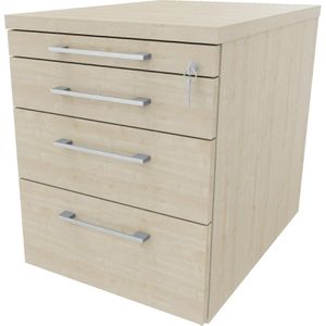 Produktbild für Rollcontainer fm-Büromöbel Fastline, aus Holz, königsahorn