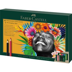 Produktbild für Buntstifte Faber-Castell Polychromos &amp; Pitt Graphite Matt
