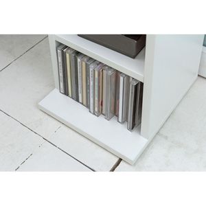 Produktbild für CD-Regal Wohnling WL5.836, weiß