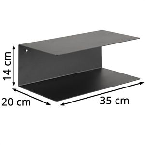 Produktbild für Wandregal AC-Design Joilet, schwarz