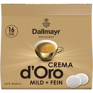Produktbild für Kaffeepads Dallmayr Crema d&#039;Oro, Mild und Fein