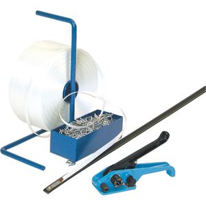 Umreifungsset Böttcher-AG BANDSET, Polyesterband 600 m x 19mm