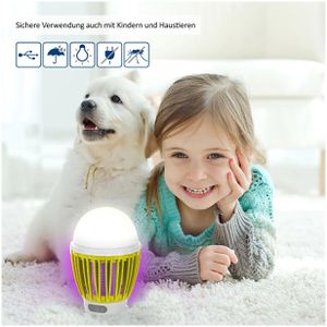 Produktbild für Insektenvernichter Genius 3in1 Lichtfalle, Akku