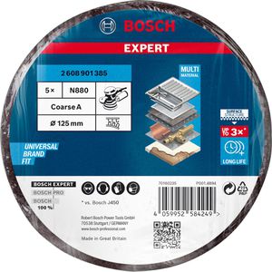 Produktbild für Schleifvlies Bosch Expert N880, 2608901385, Körnung grob