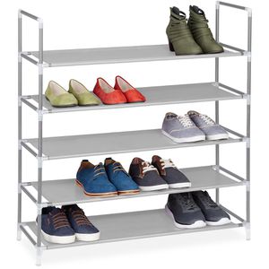 Produktbild für Schuhregal Relaxdays 10019128111, aus Metall