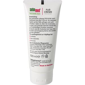 Produktbild für Fußcreme sebamed Urea Akut 10%, feuchtigkeitsspendend