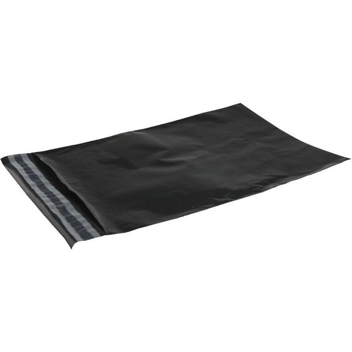 BNT Versandtaschen C4, schwarz, ohne Fenster, selbstklebend, PE-Folie, 100  Stück – Böttcher AG