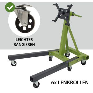 Produktbild für Motorständer Trutzholm 38640, rollbar, mit 4 Aufnahmepunkten