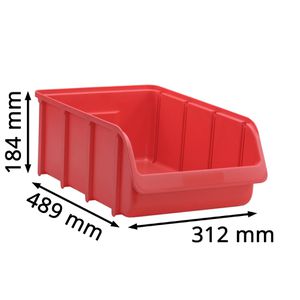 Produktbild für Sichtlagerkasten Hünersdorff 675100, Größe 5