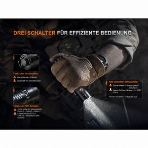 Produktbild für Taschenlampe Fenix PD36R ACE, LED, aufladbar