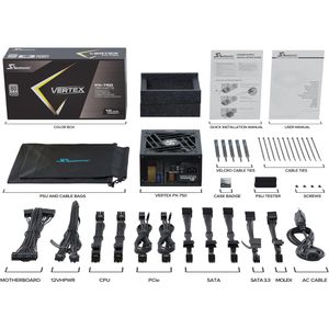 Produktbild für PC-Netzteil Seasonic Vertex PX-750, ATX 3.0, 750 Watt