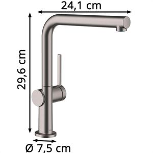 Produktbild für Küchenarmatur hansgrohe Talis M54, brushed black chrome