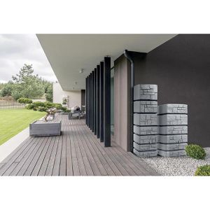 Produktbild für Regentonne Prosperplast Tower Stone, 500 Liter