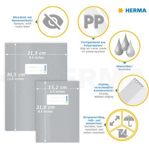 Produktbild für Heftumschläge Herma 7455, A4