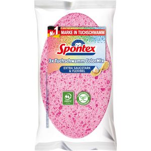 Produktbild für Spültuch Spontex Tuchschwamm ColorMix, 12 x 20 cm