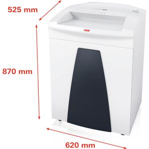 Produktbild für Aktenvernichter HSM Securio B35, 1920111, weiß, mit Rollen