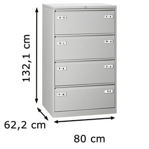 Produktbild für Hängeregisterschrank Bisley-Light CDF4-645