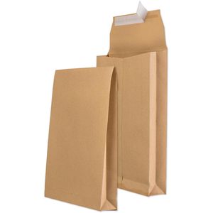 Faltentaschen Mailmedia B5, braun