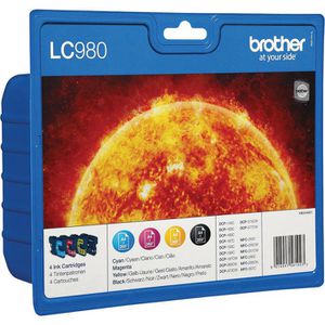 Produktbild für Tinte Brother LC-980VAL Value Pack