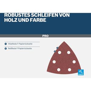 Produktbild für Schleifpapier Bosch PRO F460, Körnung 40-240, Set