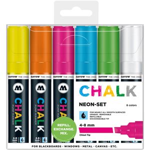 Kreidemarker Molotow Chalk Marker, farbig sortiert