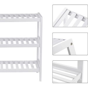 Produktbild für Schuhregal Songmics LBS13W, aus Bambus