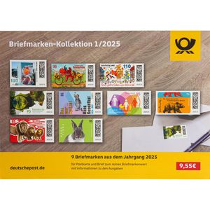 Produktbild für Briefmarken DeutschePost Kollektion 1/2025, Set