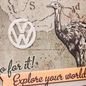 Produktbild für Kaffeedose Nostalgic-Art VW Bulli Lets Get Lost, aus Metall