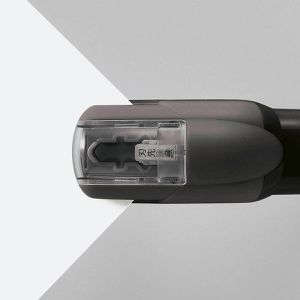 Produktbild für Heftzange Kokuyo Harinacs Medium Plus, aus Kunststoff, grau