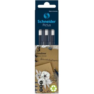 Produktbild für Fineliner Schneider Pictus, 197593, schwarz