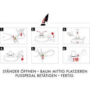 Produktbild für Weihnachtsbaumständer Krinner 94219, Green Line Grip S schwarz