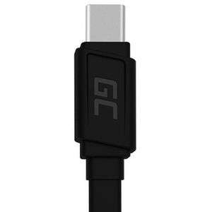 Produktbild für Ladekabel Green-Cell GC Matte, schwarz, 0,25m