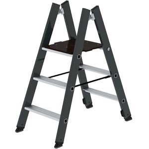 Produktbild für Klapptritt MUNK 50195, mit nivello-Leiterfüße, aus Aluminium