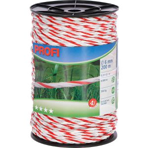 Produktbild für Weidezaunseil Kerbl Profi 59509, Ø 6 mm mit 6 Leiter