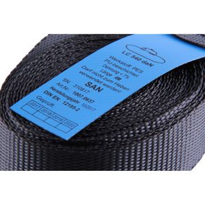 Produktbild für Spanngurt Sandax 294, schwarz, mit Klemmschloss
