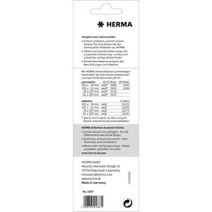 Produktbild für Jahreszahlen Herma 1687, Aufkleber
