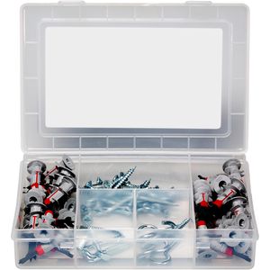 Produktbild für Schrauben-Dübel-Set Fischer 548857, EasyDIY Box Gipskarton