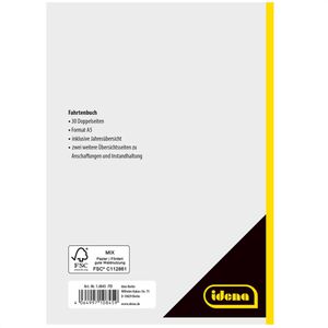 Produktbild für Fahrtenbuch Idena 10845, A5