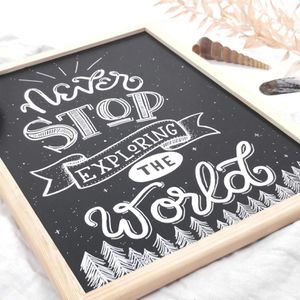 Produktbild für Kreidetafel Maul 25261, schwarz