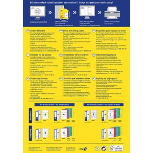 Produktbild für Rückenschilder Zweckform L6060-100, weiß