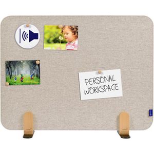 Produktbild für Tischtrennwand Legamaster 7-209833, beige