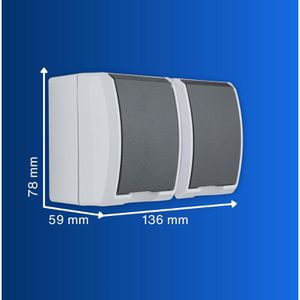Produktbild für Steckdose REV-Ritter AquaForm, IP44, Aufputz