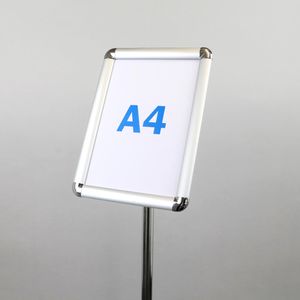 Produktbild für Infoständer Böttcher-AG aus Aluminium, silber, A4